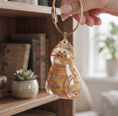 Cat Fur Keepsake Charm