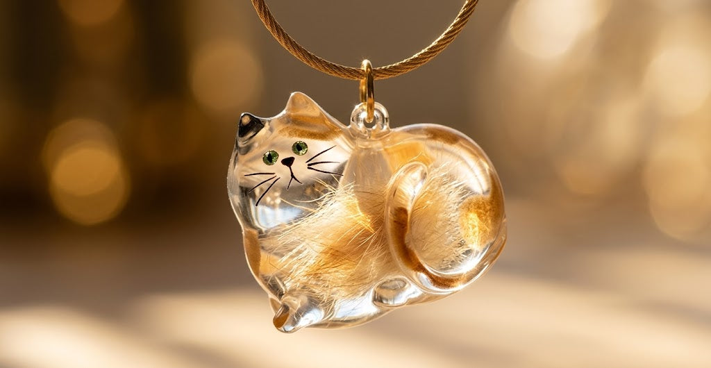 Cat Fur Keepsake Charm