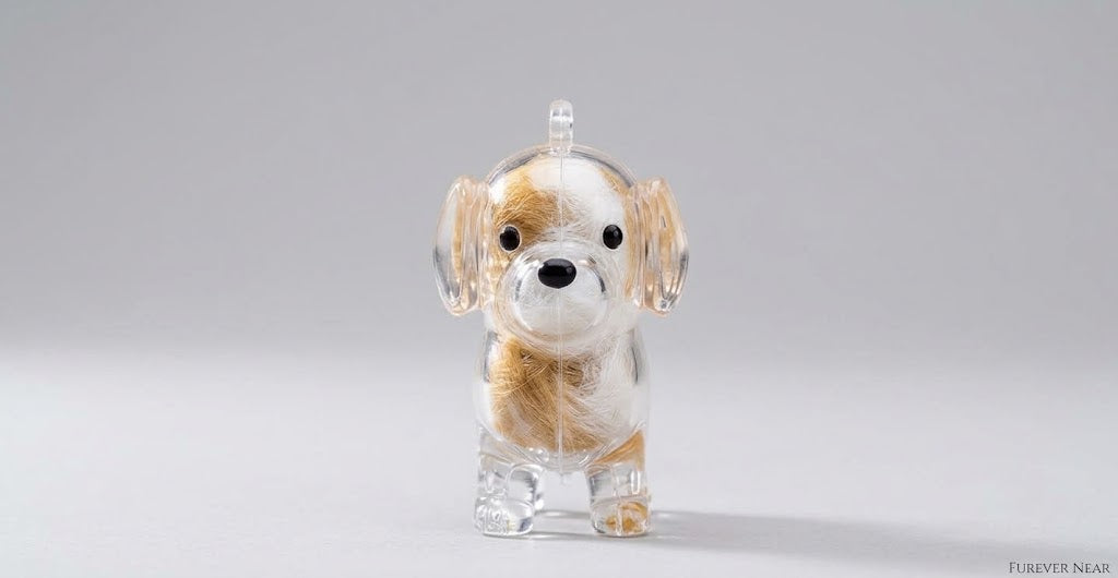 Dog Fur Keepsake Charm