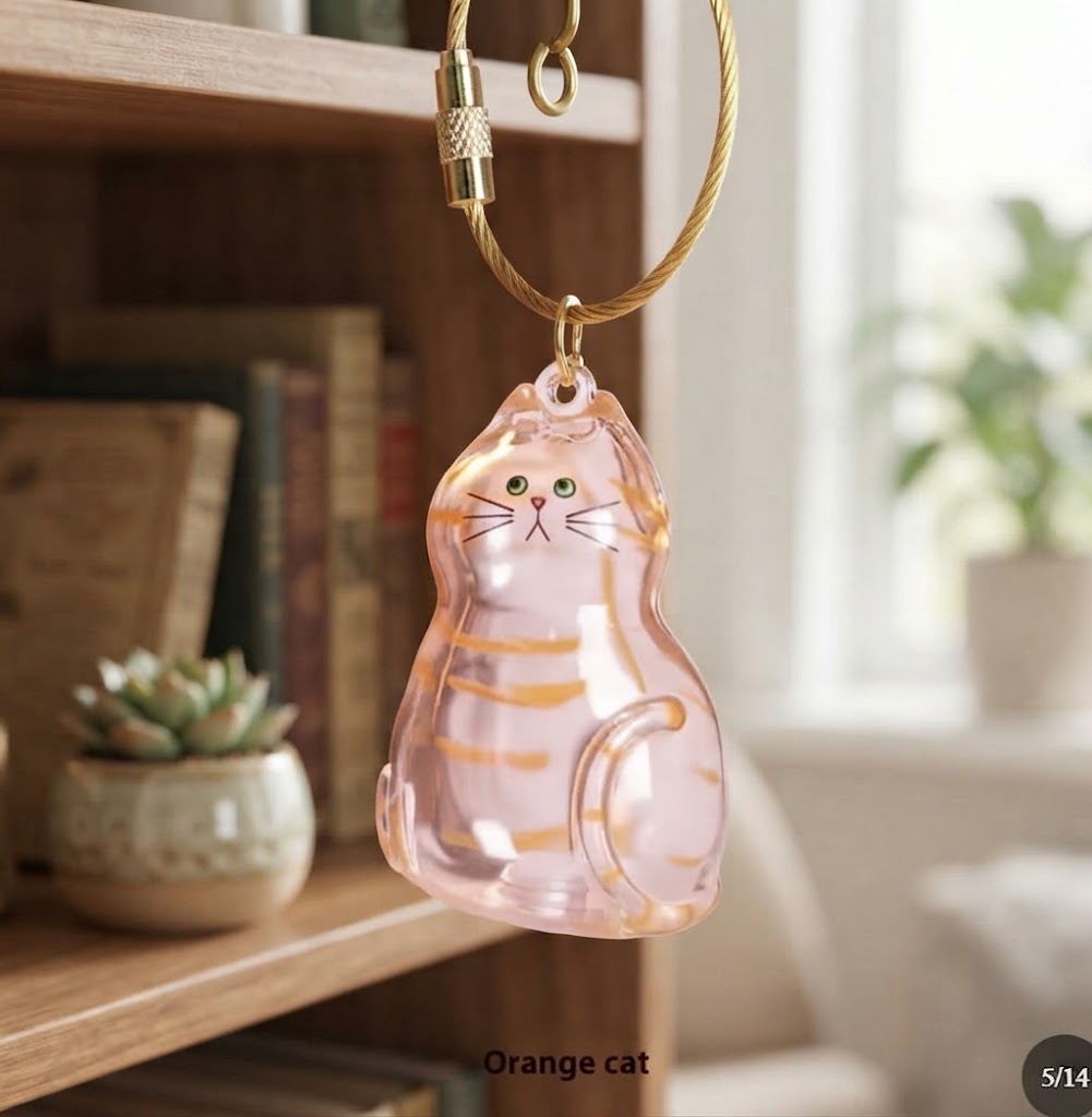Cat Fur Keepsake Charm